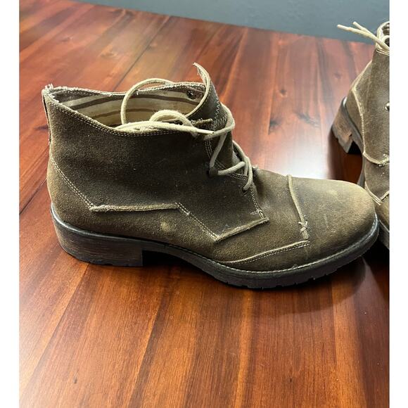 Gordon Rush Men’s DIstressed Suede Ankle Boots, Size 12 - Picture 2 of 5